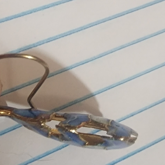 Blue Bunny Enamel Earrings - Picture 5 of 9